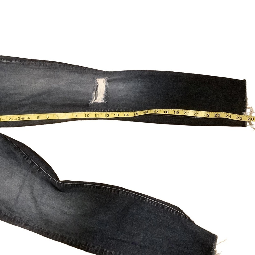 Mother The Looker High-Waisted Skinny Jeans Ankle Fray Size 26 - Picture 7 of 13